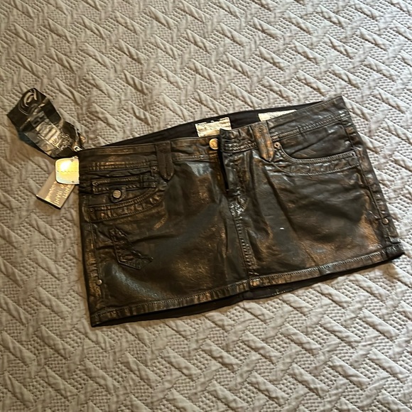 Taverniti So Jeans Dresses & Skirts - NWT Taverniti - Black Denim Mini Skirt - 31